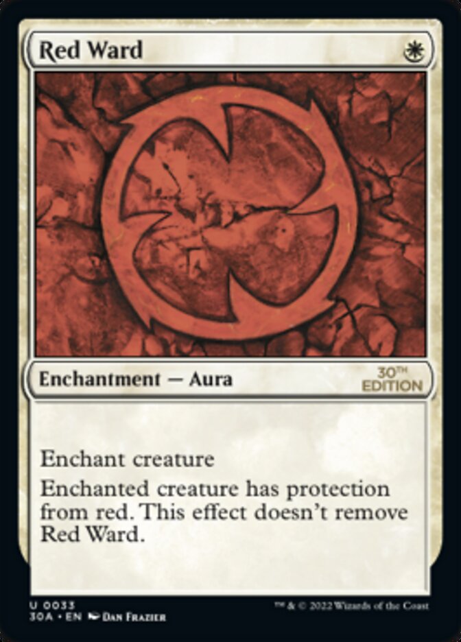 Red Ward [30th Anniversary Edition] | The CG Realm