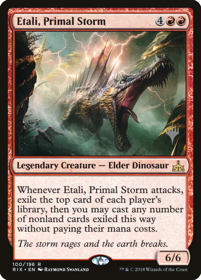 Etali, Primal Storm (Promo Pack) [Rivals of Ixalan Promos] | The CG Realm