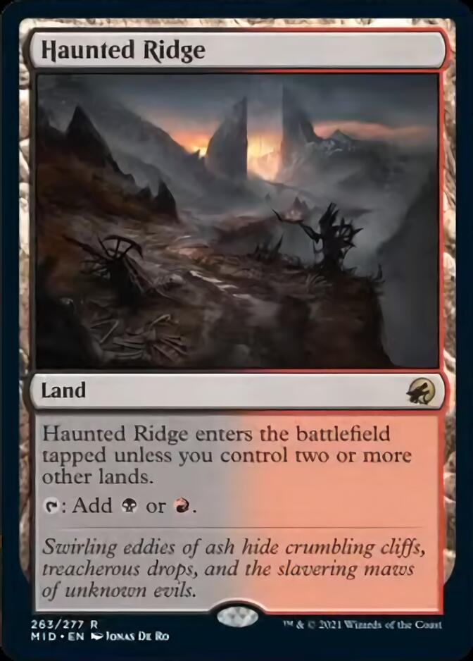 Haunted Ridge [Innistrad: Midnight Hunt] | The CG Realm