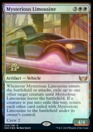 Mysterious Limousine [Streets of New Capenna Prerelease Promos] | The CG Realm