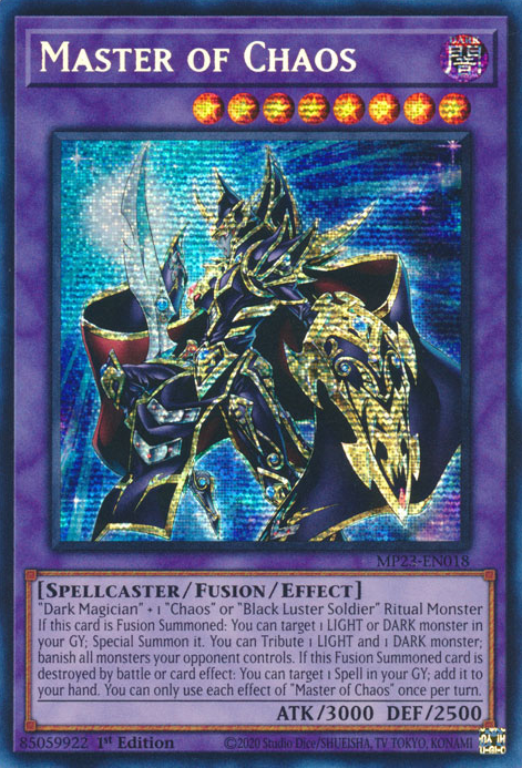 Master of Chaos [MP23-EN018] Prismatic Secret Rare | The CG Realm