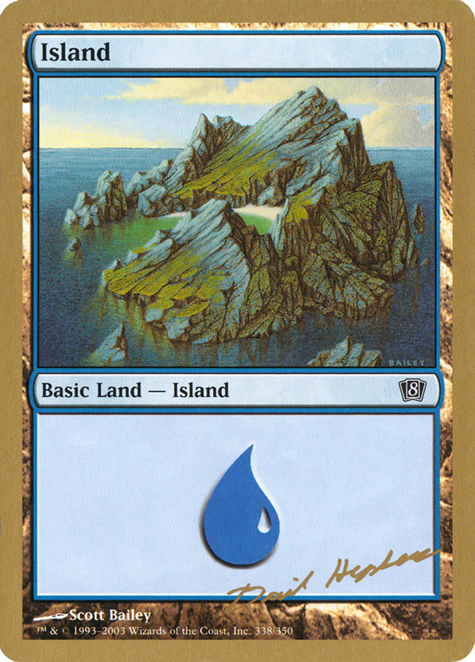 Island (dh338) (Dave Humpherys) [World Championship Decks 2003] | The CG Realm