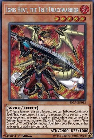 Ignis Heat, the True Dracowarrior [FIGA-EN053] Secret Rare | The CG Realm