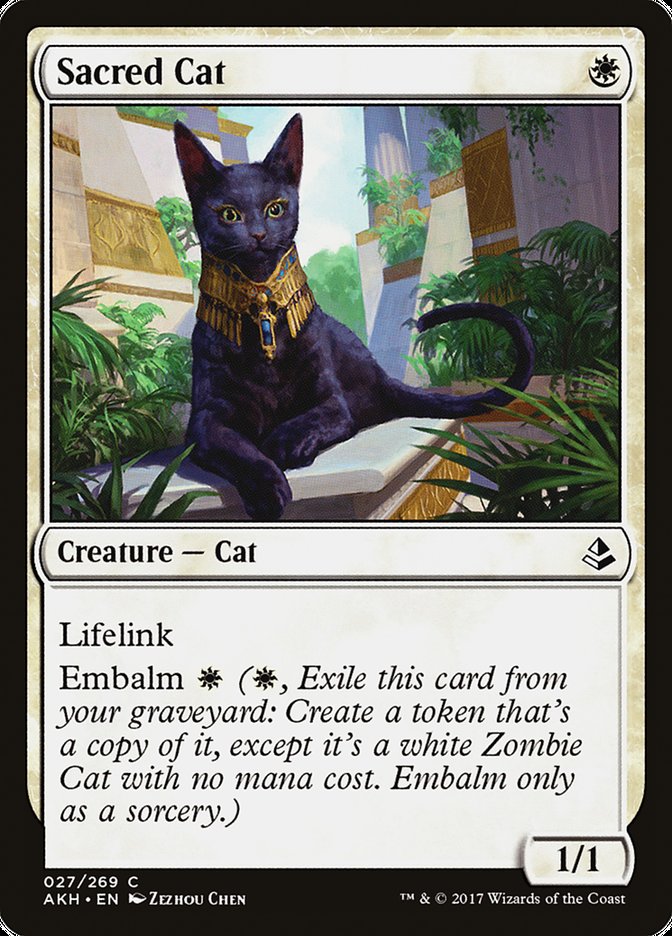 Sacred Cat [Amonkhet] | The CG Realm
