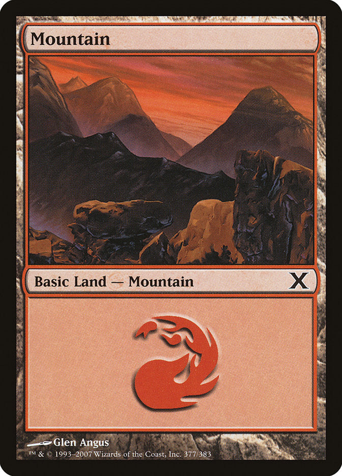 Mountain (377) [Tenth Edition] | The CG Realm