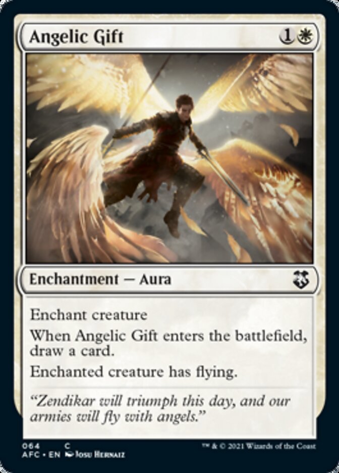Angelic Gift [Dungeons & Dragons: Adventures in the Forgotten Realms Commander] | The CG Realm