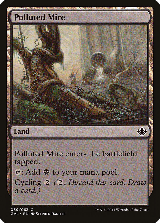 Polluted Mire (Garruk vs. Liliana) [Duel Decks Anthology] | The CG Realm