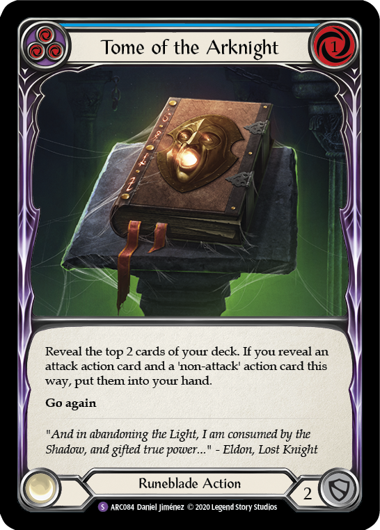 Tome of the Arknight [U-ARC084] (Arcane Rising Unlimited)  Unlimited Normal | The CG Realm