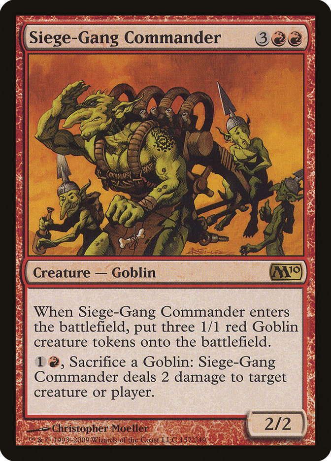 Siege-Gang Commander [Magic 2010] | The CG Realm
