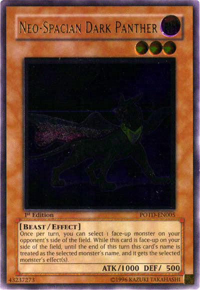 Neo-Spacian Dark Panther [POTD-EN005] Ultimate Rare | The CG Realm