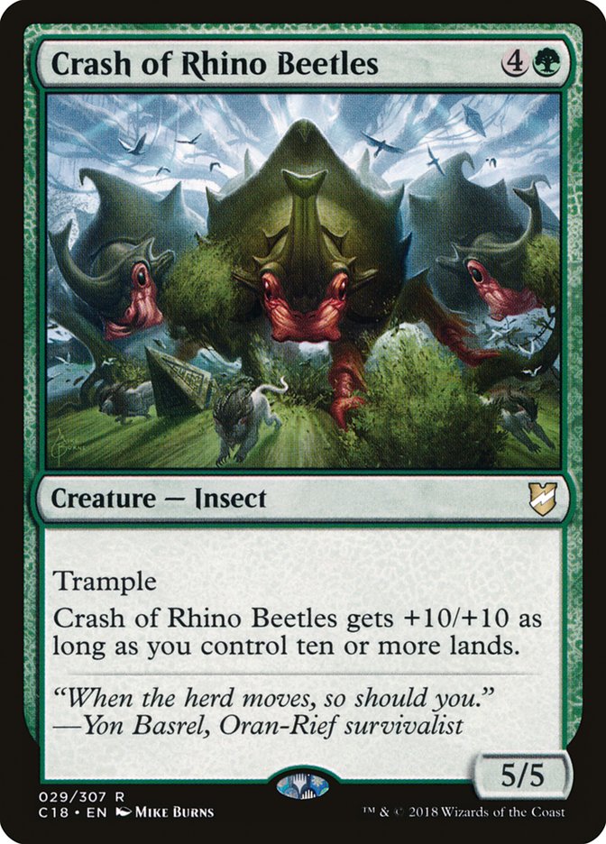 Crash of Rhino Beetles [Commander 2018] | The CG Realm