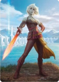 Nahiri, Heir of the Ancients 1 Art Card [Zendikar Rising Art Series] | The CG Realm