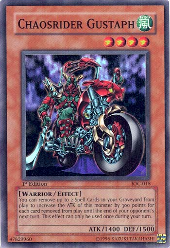 Chaosrider Gustaph [IOC-018] Super Rare | The CG Realm