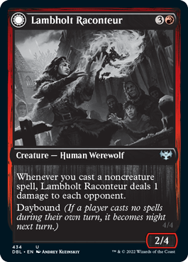 Lambholt Raconteur (DBL-434) - Innistrad: Double Feature: (Double Faced Transform)