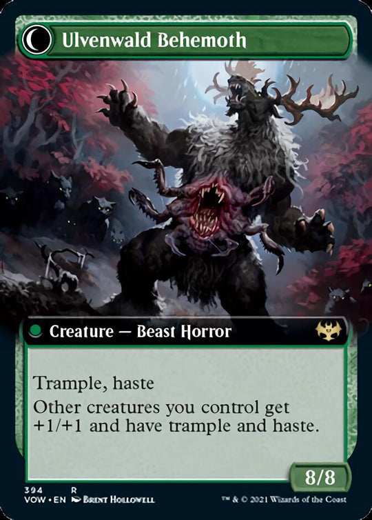 Ulvenwald Oddity (Extended Art) (VOW-394) - Innistrad: Crimson Vow: (Extended Art, Double Faced Transform)