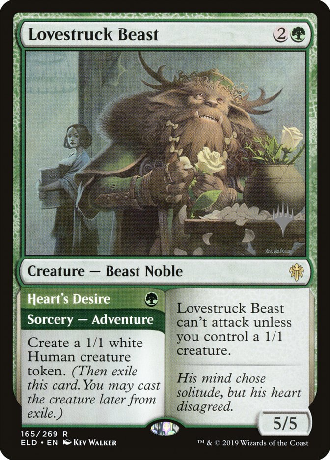 Lovestruck Beast // Heart's Desire (Promo Pack) [Throne of Eldraine Promos] | The CG Realm