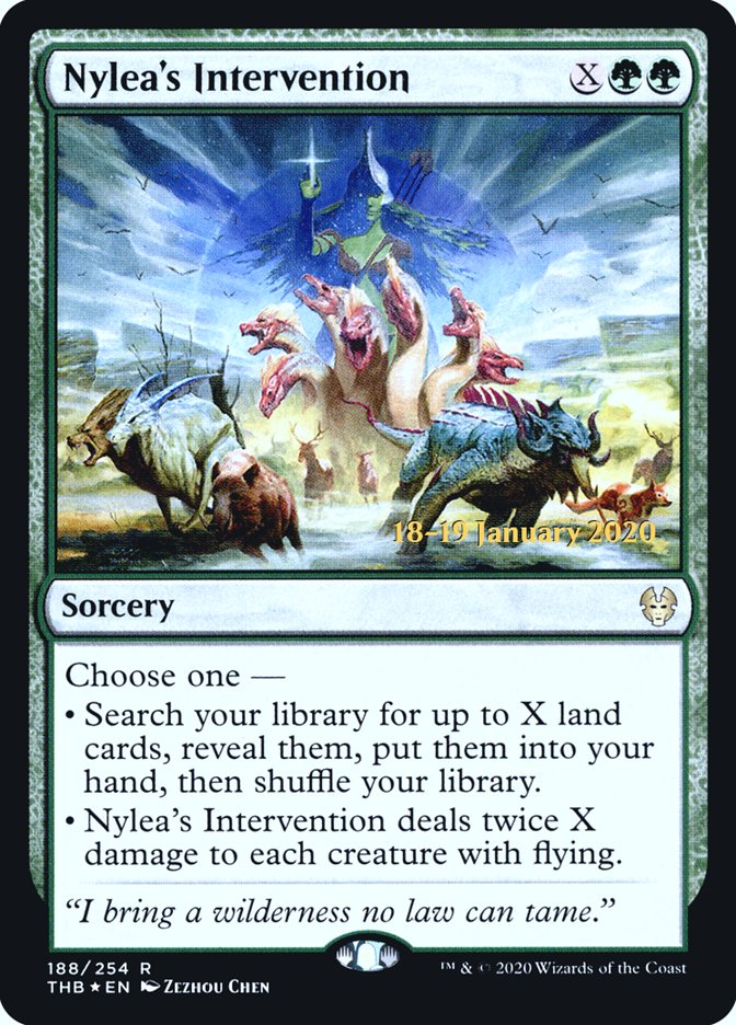 Nylea's Intervention [Theros Beyond Death Prerelease Promos] | The CG Realm