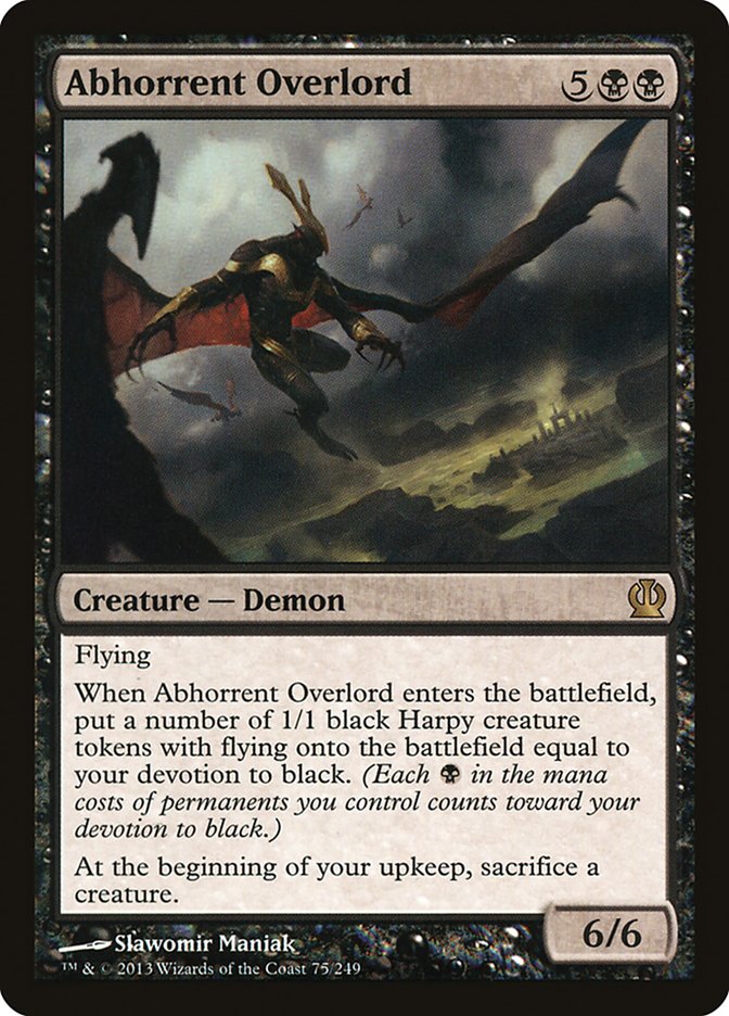 Abhorrent Overlord [Theros] | The CG Realm