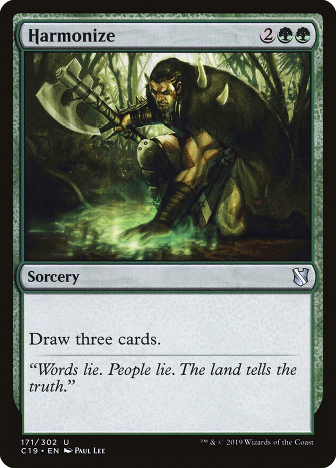 Harmonize [Commander 2019] | The CG Realm