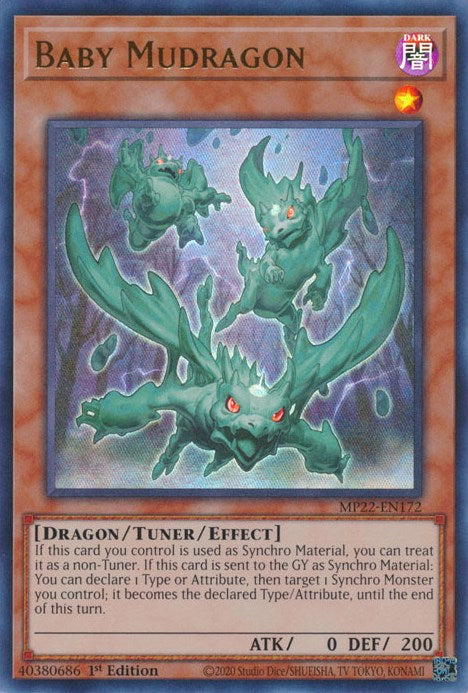 Baby Mudragon [MP22-EN172] Ultra Rare | The CG Realm