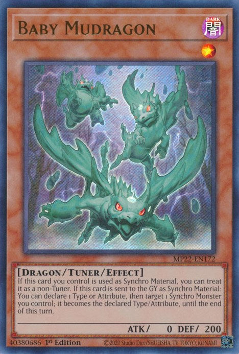 Baby Mudragon [MP22-EN172] Ultra Rare | The CG Realm