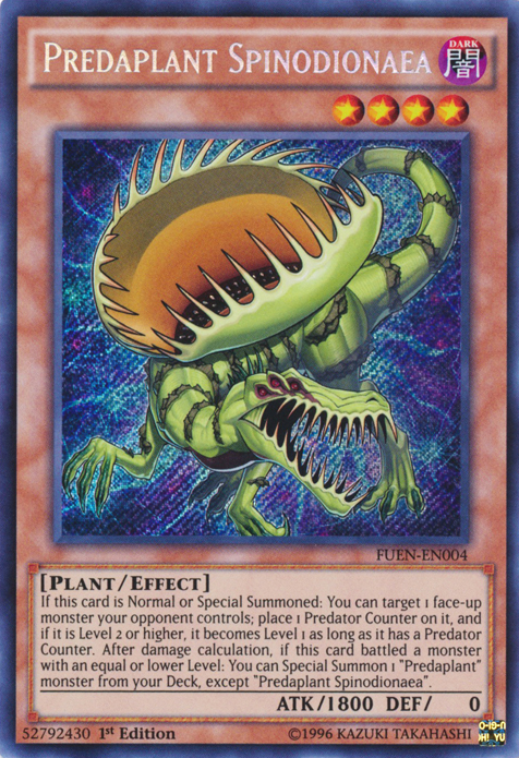 Predaplant Spinodionaea [FUEN-EN004] Secret Rare | The CG Realm