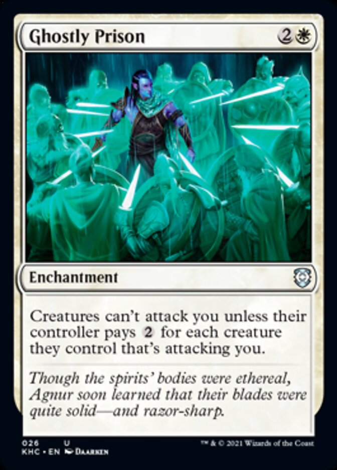 Ghostly Prison [Kaldheim Commander] | The CG Realm