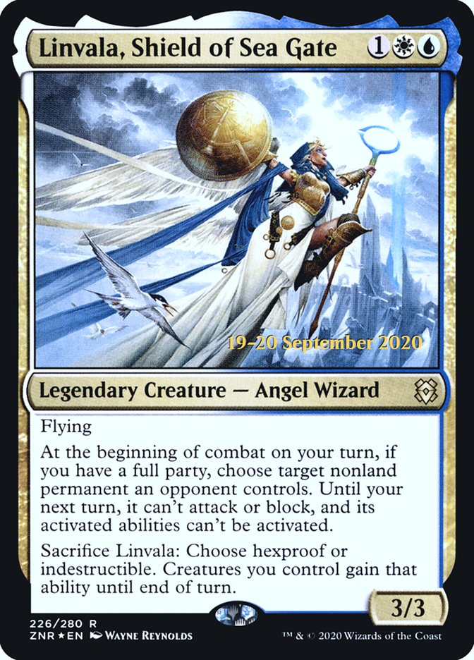 Linvala, Shield of Sea Gate [Zendikar Rising Prerelease Promos] | The CG Realm