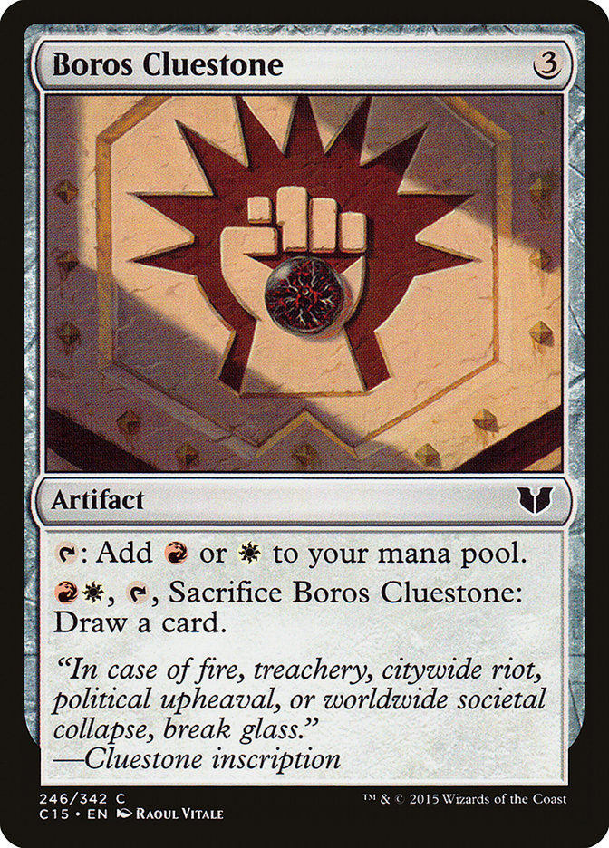 Boros Cluestone [Commander 2015] | The CG Realm