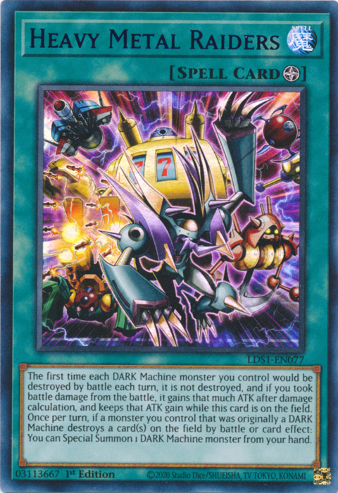 Heavy Metal Raiders (Blue) [LDS1-EN077] Ultra Rare | The CG Realm