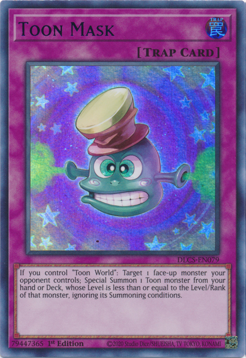 Toon Mask (Blue) [DLCS-EN079] Ultra Rare | The CG Realm