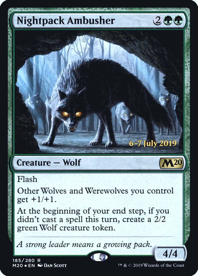 Nightpack Ambusher [Core Set 2020 Prerelease Promos] | The CG Realm