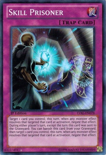 Skill Prisoner [LVAL-EN078] Super Rare | The CG Realm