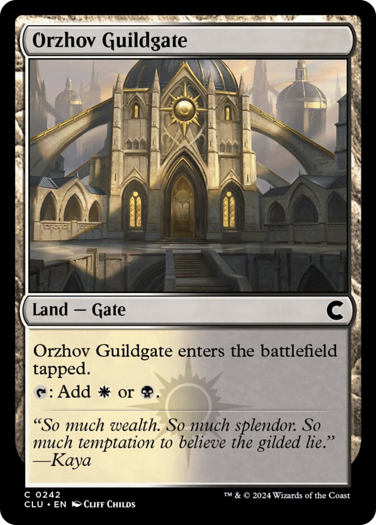 Orzhov Guildgate [Ravnica: Clue Edition] | The CG Realm