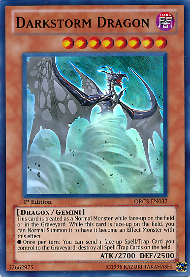 Darkstorm Dragon [ORCS-EN037] Super Rare | The CG Realm