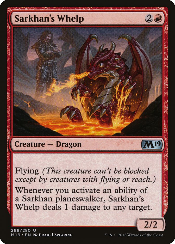 Sarkhan's Whelp [Core Set 2019] | The CG Realm