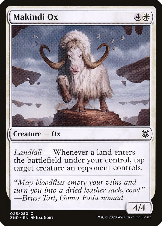 Makindi Ox [Zendikar Rising] | The CG Realm