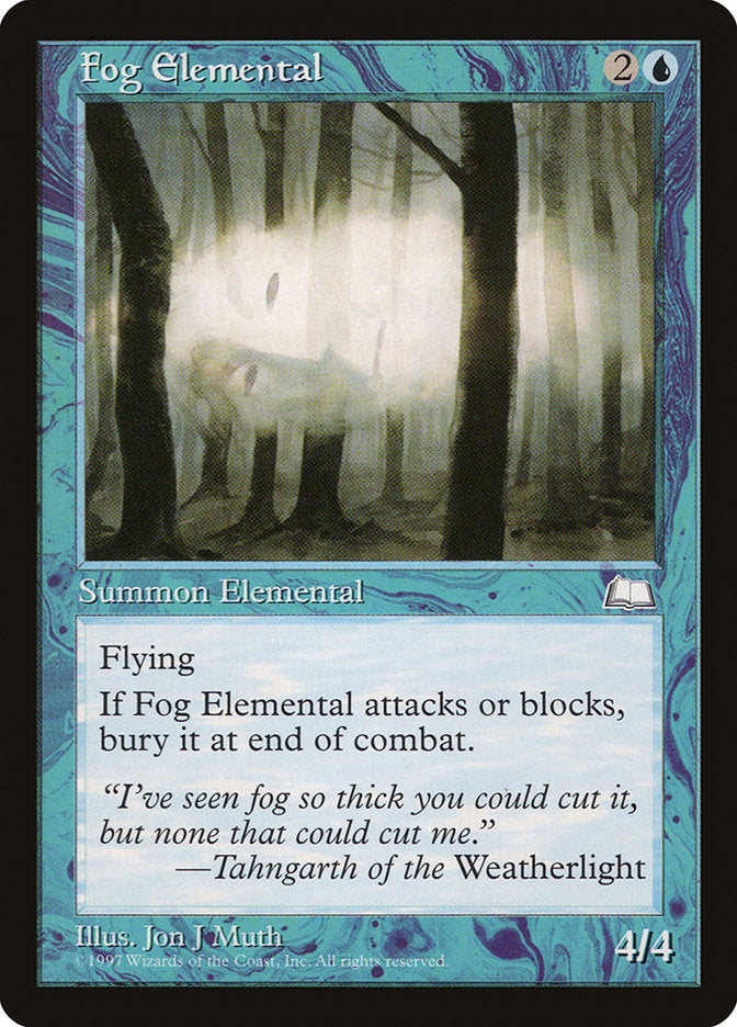 Fog Elemental [Weatherlight] | The CG Realm