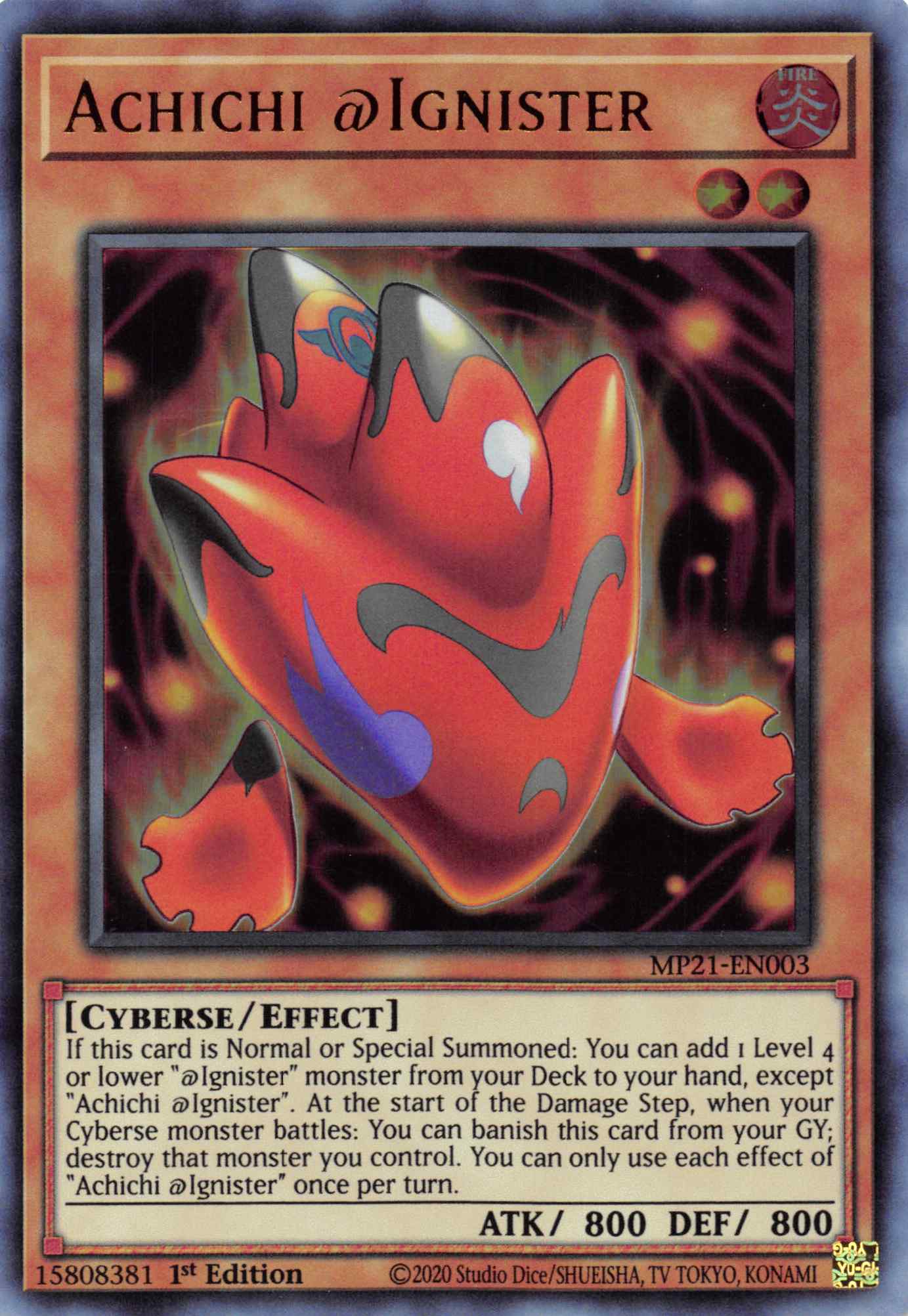 Achichi @Ignister [MP21-EN003] Ultra Rare | The CG Realm