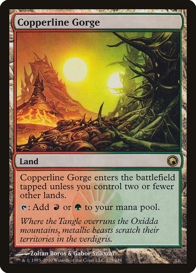 Copperline Gorge [Scars of Mirrodin] | The CG Realm