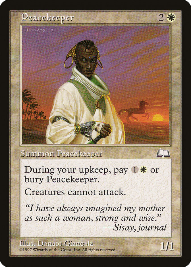 Peacekeeper [Weatherlight] | The CG Realm