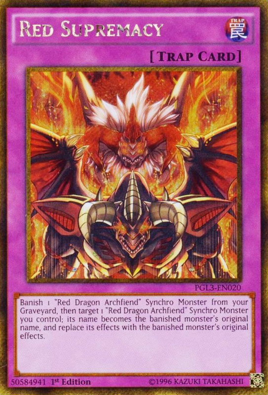 Red Supremacy [PGL3-EN020] Gold Secret Rare | The CG Realm