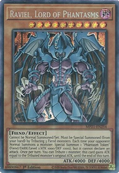 Raviel, Lord of Phantasms [MP21-EN254] Prismatic Secret Rare | The CG Realm