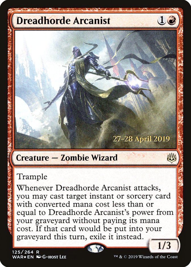 Dreadhorde Arcanist [War of the Spark Prerelease Promos] | The CG Realm