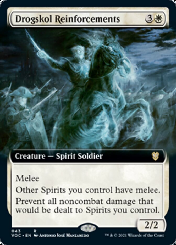 Drogskol Reinforcements (Extended Art) [Innistrad: Crimson Vow Commander] | The CG Realm