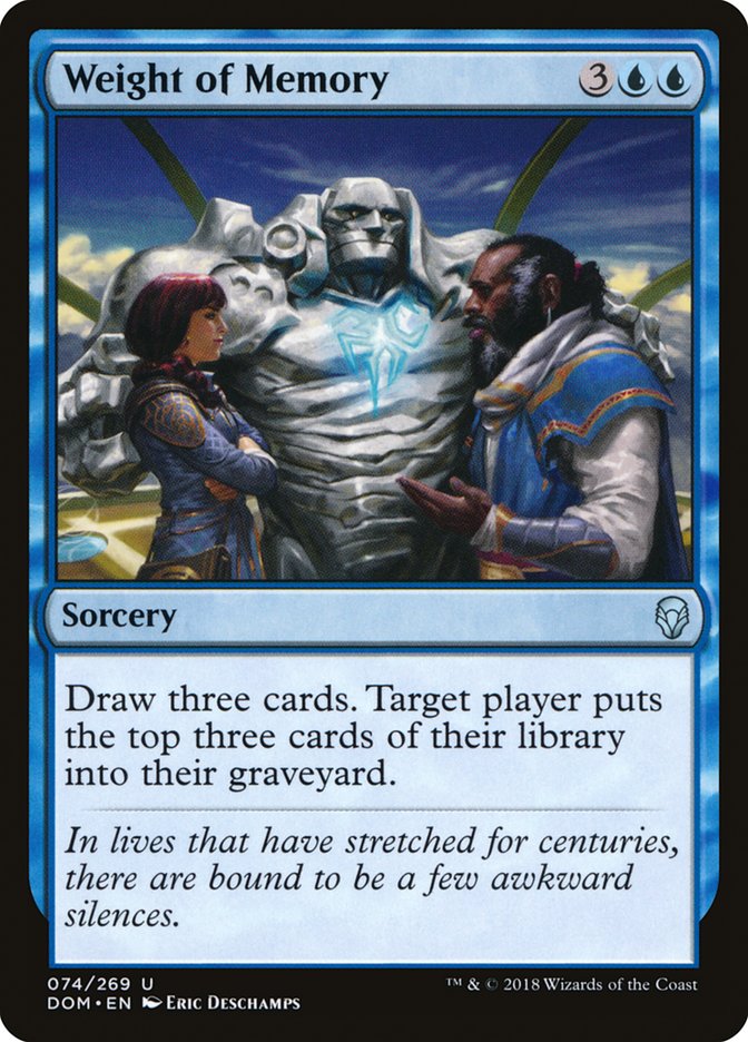 Weight of Memory [Dominaria] | The CG Realm