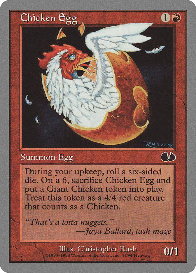 Chicken Egg [Unglued] | The CG Realm
