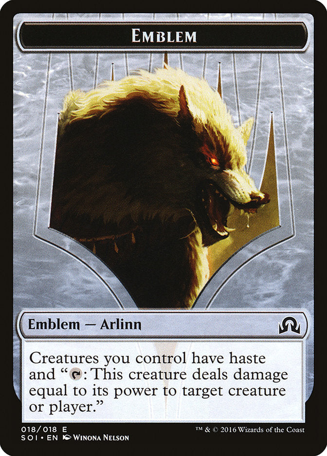 Arlinn Kord Emblem [Shadows over Innistrad Tokens] | The CG Realm