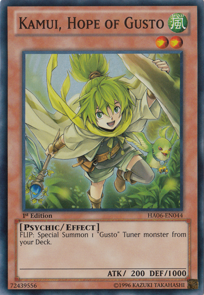 Kamui, Hope of Gusto [HA06-EN044] Super Rare | The CG Realm