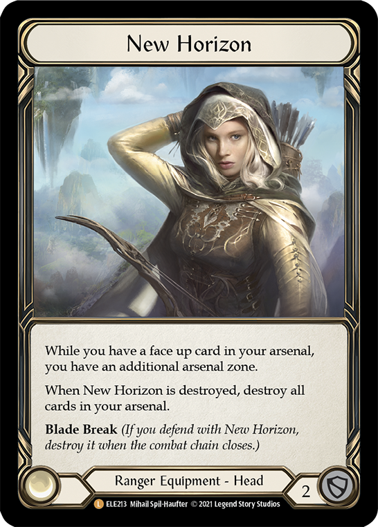 New Horizon [ELE213] (Tales of Aria)  1st Edition Cold Foil | The CG Realm